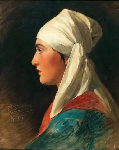 Ένα νεαρό κορίτσι 1834