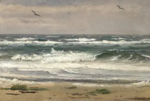在 Skagen S Nderstrand 1913 破浪而行