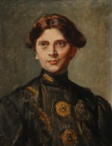 与 Jens Petersen Bitsch 结婚 1908