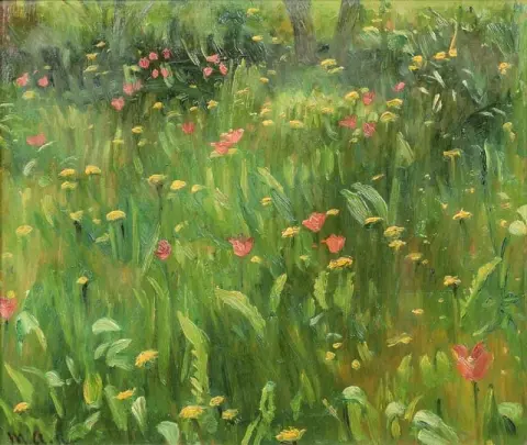 Ancher S 花园图案 1916