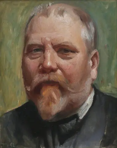 风景画家 Carl M Ller 的肖像