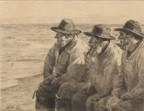 三个渔夫的场景 1898