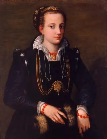 أخت الفنانة مينيرفا أنجيسولا، كاليفورنيا 1564