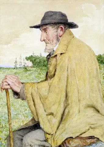西森德·曼 (Sitzender Mann) 米特股票 1904