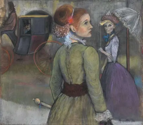 Escenas callejeras elegantes 1888