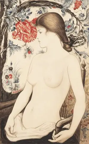Torso de la joven Juliette Vary Ca. 1890