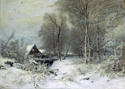 雪景小屋