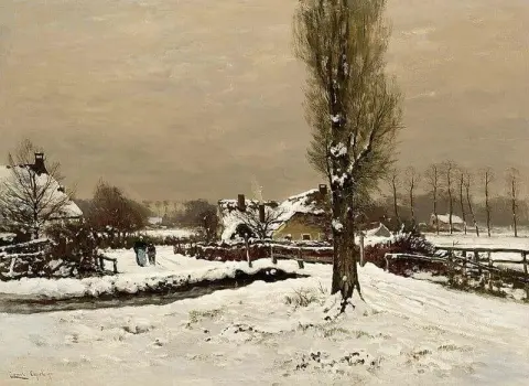 Biljoen Estate Velp 上白雪覆盖的农场
