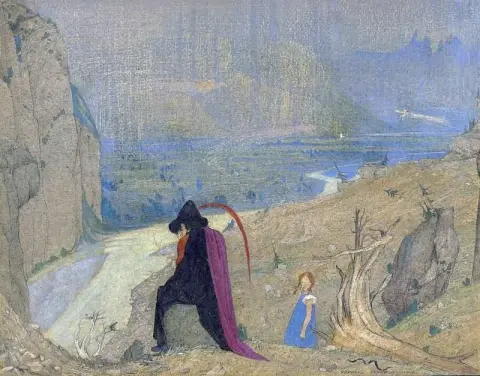 Джеффри отступил на несколько шагов и сел на кусок камня, 1911 год.