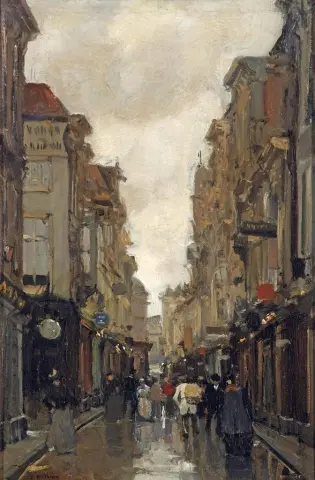 Een zicht op de Spuistraat Den Haag 1