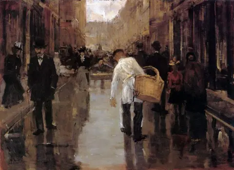 Slagersjongen In De Spuistraat Den Haag