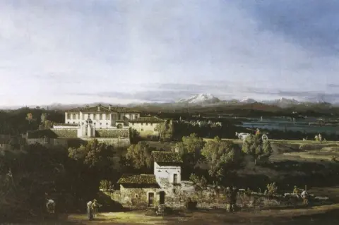 Vedute Mit Der Villa Melzi D Eril