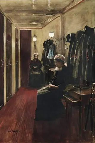 1885년 극장의 바쁜 밤