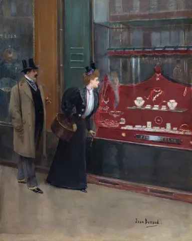 1898년경 보석상 앞