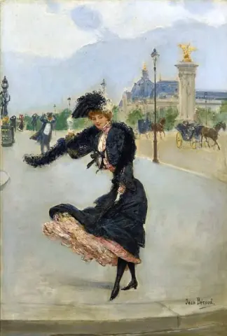 Alexandre Iii Bridge의 Grand Palais 앞의 우아한 분위기