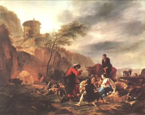 "Landschap met Laban en Rachel"
