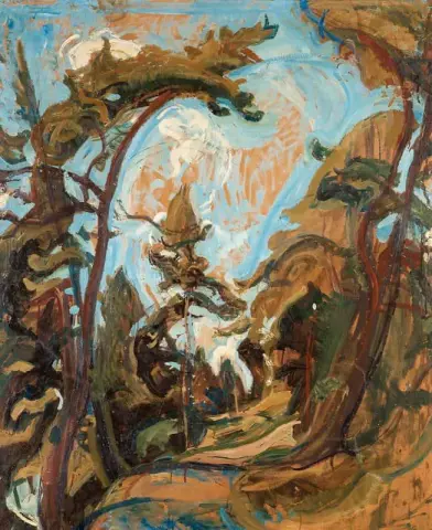 Expressionistisch-landskap
