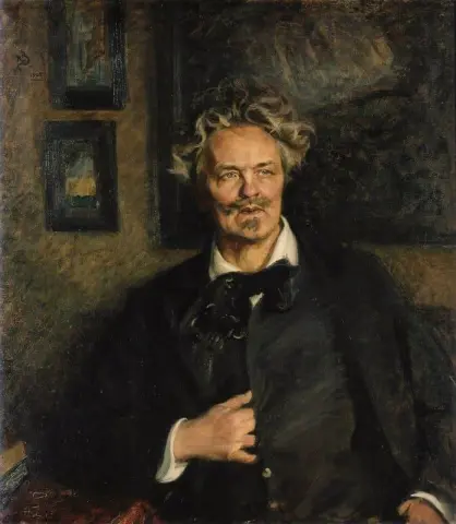 Portret Van Augustus Strindberg
