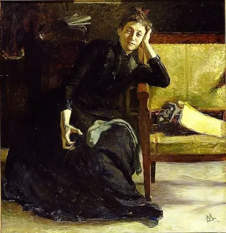 De kunstenaar Eva Bonnier
