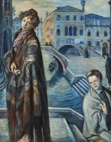 Amanecer azul en Venecia