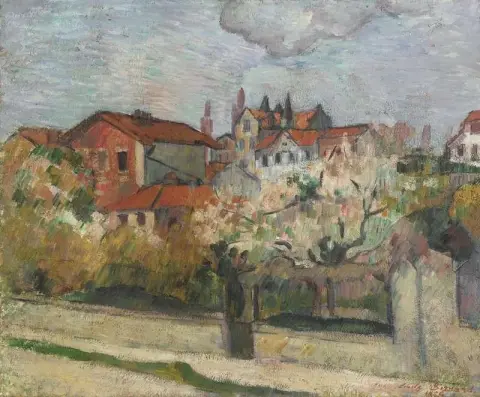Jardín en flor Asineres 1889