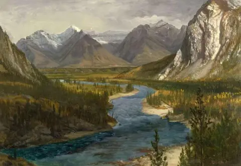 Bow River Valley Canadian Rockies