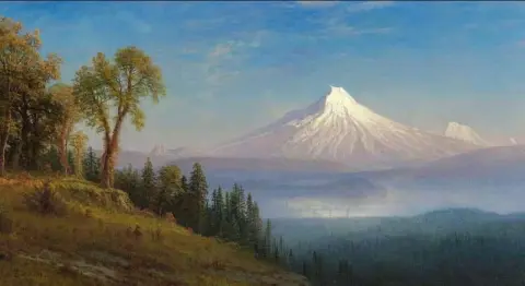 圣海伦斯山 哥伦比亚河 俄勒冈州 1889