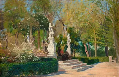 Parkscène uit Sevilla