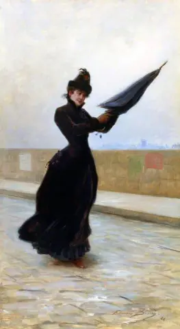Um dia ventoso de 1884