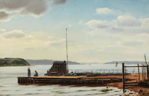 Coastal Scenery From Hindsgavl With A View Towards Kolding Inlet And F N