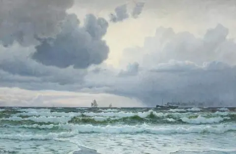 Seascape With Ships 1914