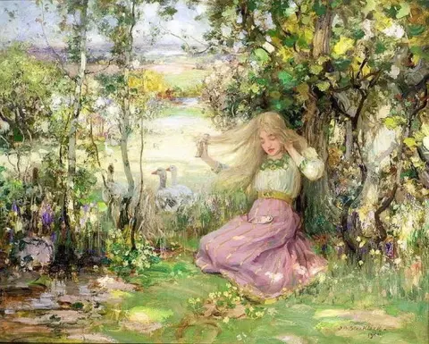 봄의 짧은 서사시 1900