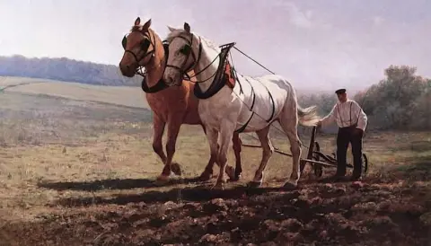 Вспашка поля 1878