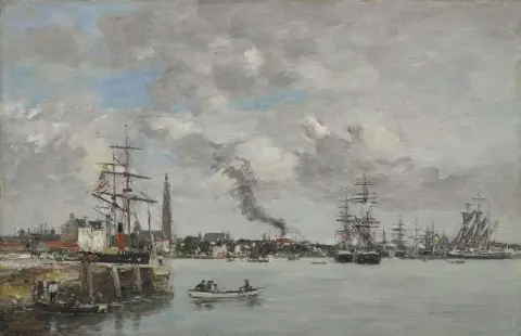 アントワープの港 1871