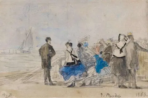 The Trouville Jetty 1866