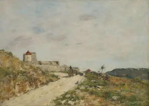 The Road to the Citadel Villefranche 1892