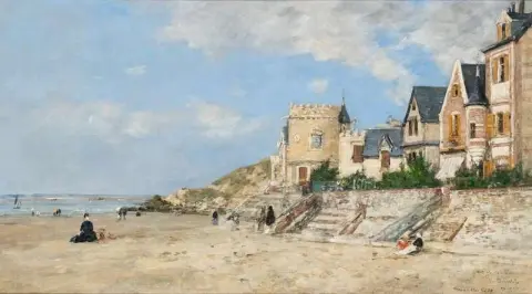 말라코프 타워와 트루빌 해안 1877