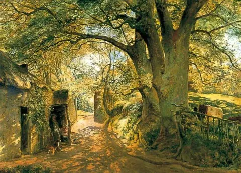 Вход в Кадзовский лес недалеко от Глазго, 1859 г.
