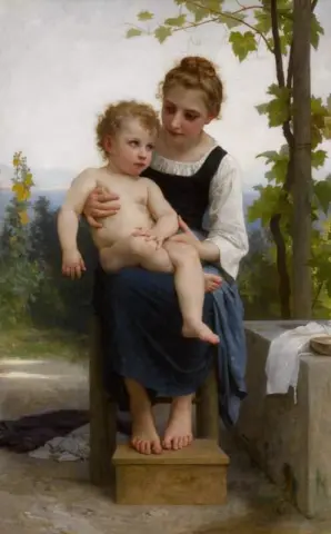 목욕하기 전 1891