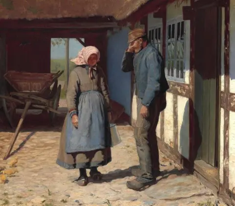 안뜰에서의 회의 1882