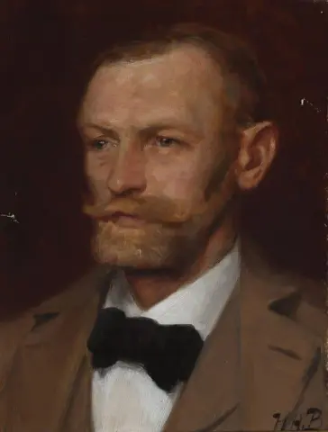 선박 재고 딜러 Carl Martin Lintzmeyer Engholm의 초상화
