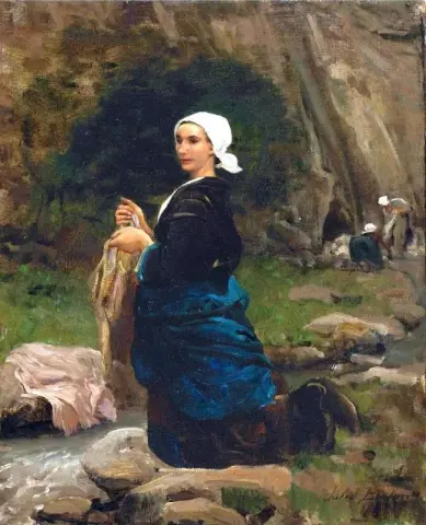 Бретонская прачка 1865 г.