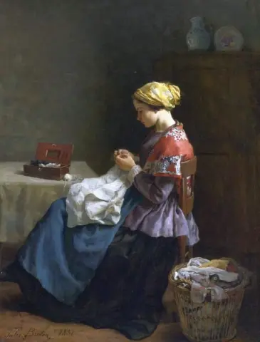 Маленькая швея 1858