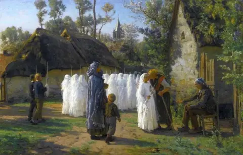 Коммуниканты 1884 г.