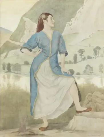 Anais i ett bergigt landskap 1915