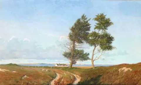 Sommerdag. Motiv Fra Kulhus. I Baggruden Issefjord 1900