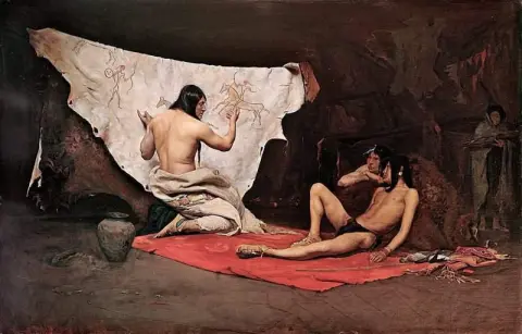 图片作家的故事，约 1884 年