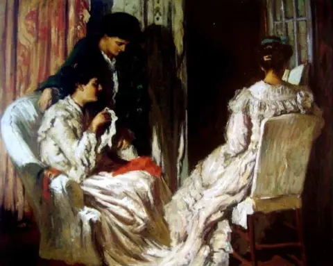 Een rustige avond ca. 1908