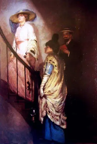 楼梯上的会议 1910-13