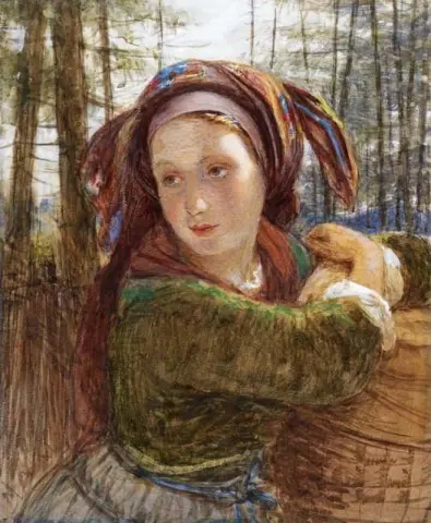 Una campesina bávara 1850